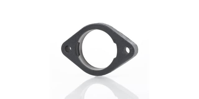 Flanschlagergehäuse GEHGLCTE06 -GG 62 mm Außen-Ø 112,5 mm Breite 22,5 mm oval