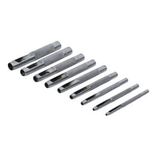 Locheisen-Satz 2,5 - 10 mm 9-tlg.