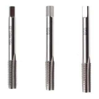 Oc-pro - Gewindebohrer-Satz Vor-, Mittel- und Fertigschneider hss-g M8 x 1,25 3-tlg.