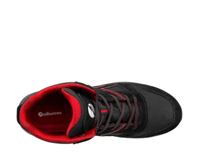 Clifton mid src 638700210000046 Sicherheitsstiefel S3 Schuhgröße (eu): 46 Schwarz, Rot 1 p - Albatros