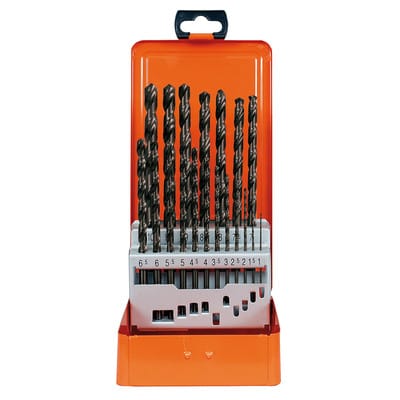 Projahn - Spiralbohrer Satz hss-g eco 19-tlg. 1-10/0,5mm, in Metallkassette 60831