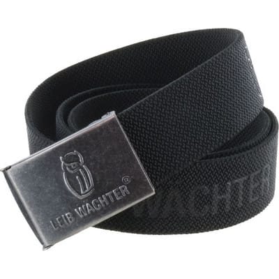 Stretchbandgürtel mit Metallschnalle FLEXG70 Gr. 125 cm schwarz - Leibwächter