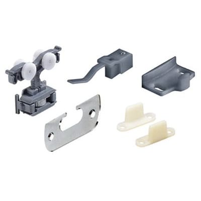 Hettich - Komplett-Set Top Line 110 für 2 Schiebetüren a max. 20 kg
