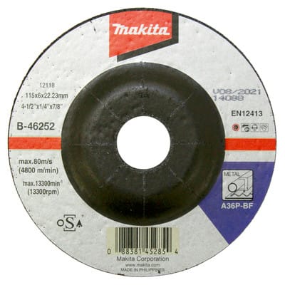 Schruppscheibe 115x6 mm Stahl - B-46252 - Makita