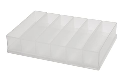 Sortimentskoffer-Einsatz (l x b x h) 238 x 168 x 47 mm Anzahl Fächer: 6 Inhalt 1 St. - Raaco