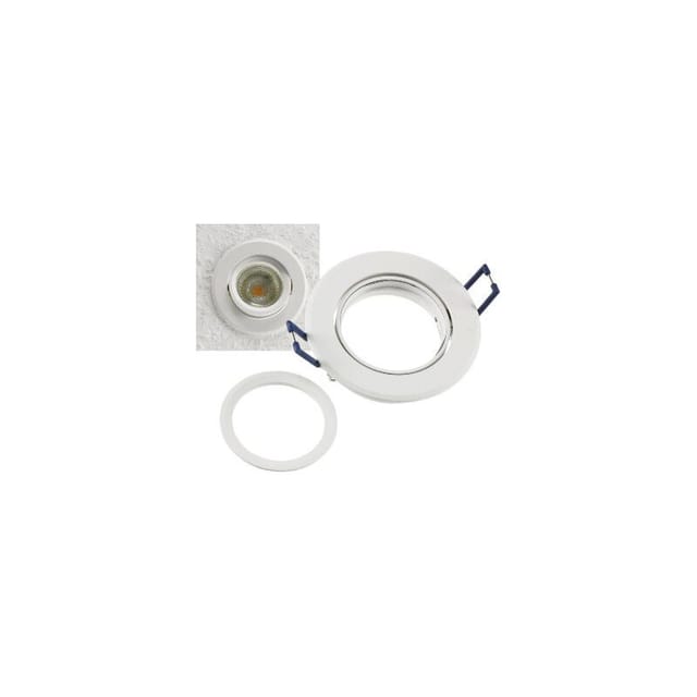 Einbaustrahler Rund Ø84mm Einbau Ø68mm, neigbar, Clip Ring