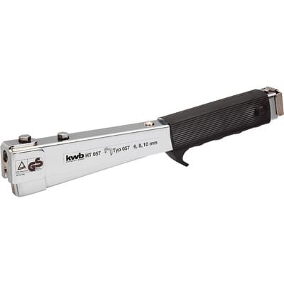 Profi Hammertacker ht 57 'Tacker-Gerät mit Handtacker-Funktion, befestigt Tacker-Klammern schnell & stark, Alternative zur elektrischen