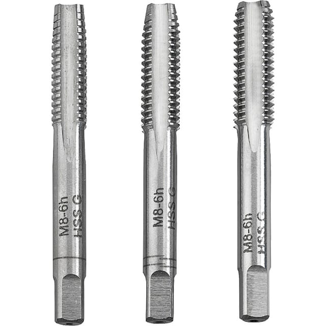 KWB - 443306 Gewindeschneidsatz 3teilig M6 1 din 352 hss 3 St.