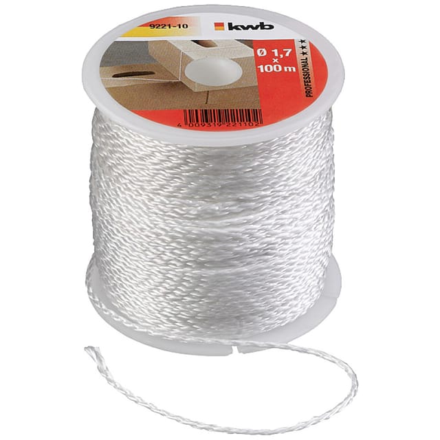 922110 Maurerschnur 1,7 mm Weiß 100 m - KWB