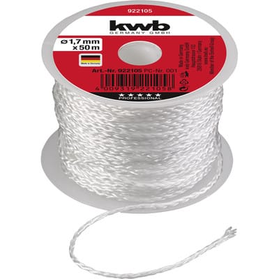 922105 Maurerschnur 1,7 mm Weiß 50 m - KWB