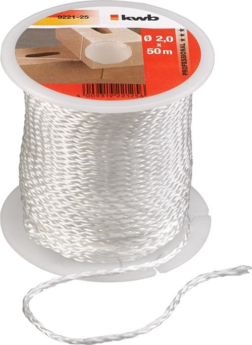 922125 Maurerschnur 2 mm Weiß 50 m - KWB