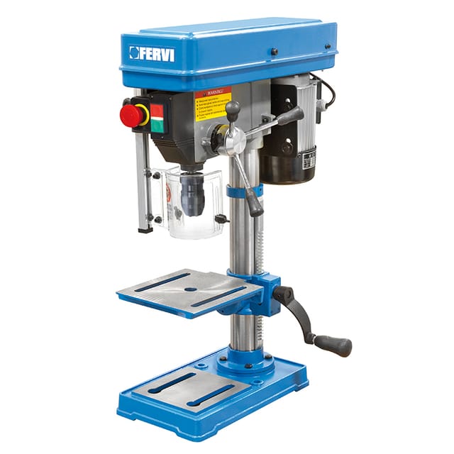 Tischbohrmaschine mit Riemenantrieb 375 w 230 v Fervi 0011