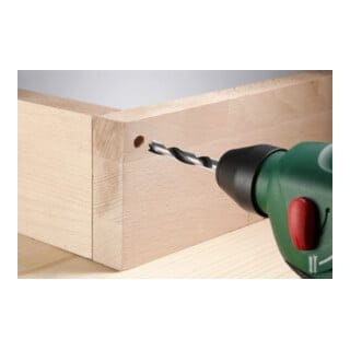 KWB - Einhell 49109135 Set mit 5 Bits aus Chrom-Vanadium-Stahl für Holz Ø4/5/6/8/10 mm