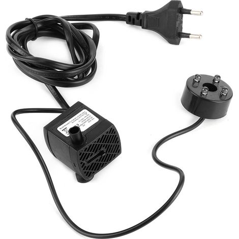 Geräuscharme Wasserpumpe Mit Led-beleuchtung Für Mini-steingärten, Blumentöpfe Im Innenbereich Und Hydrokultur.