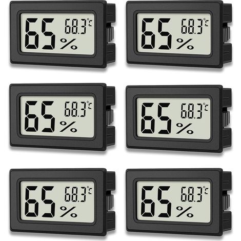 Thermometer, Hygrometer, Digitales Lcd-display, Tragbar, Für Büro Und Küche