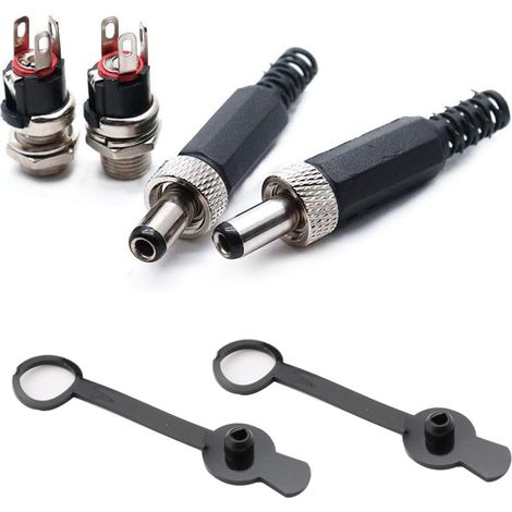 Stück 5,5 Mm X 2,5 Mm Stromanschluss, 12 V Dc Lötstecker-set, Für Audioelektronik