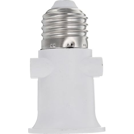 E27-fassung Auf Eu-stecker-adapter, Abs Und Metall, Für Led- Und Leuchtstofflampen, Heim Und Studio