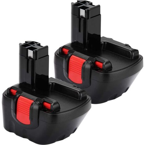 2x Ni-mh 12v 3600mah Akkus Für Bosch Werkzeuge, Ersatzakku Bat043