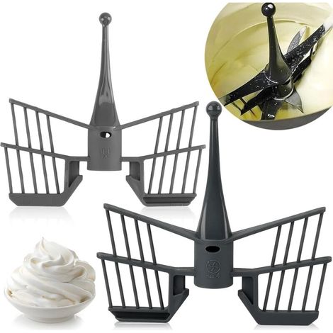 Set Mit 2 Abs-kunststoff-schneebesen Für Thermomix Tm5, Tm31 Und Tm6 – Schmetterlingsbesen Für Homogenes Mischen – Langlebiges Zubehör