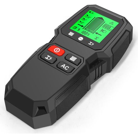 5-in-1-wandständerdetektor Mit Hd-lcd-bildschirm Zur Erkennung Von Holz, Metall Und Kabeln. Warnfunktion.