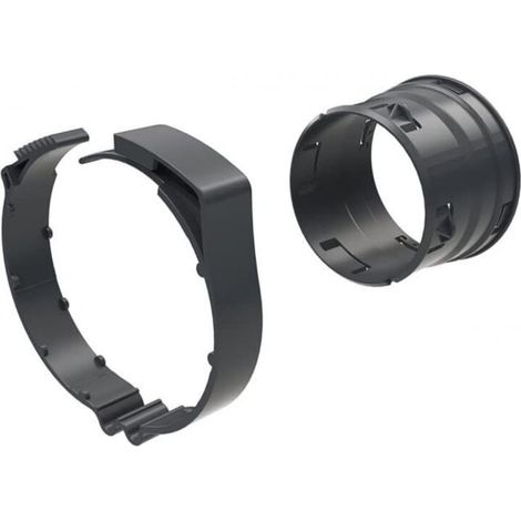 Easyclip D160 Vmc-verbinder 11033016 – Schwarze Kunststoffklemme – Schnelle, Werkzeuglose Montage – Kompatibel Mit Halbstarren Kanälen