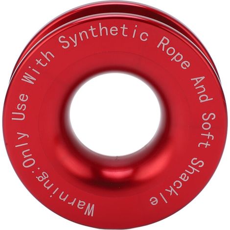 Seilwinden-reißleinen-bergering, Bruchlast 41.000 Lb, Für 7/16"- Und 1/2"-schäkel, Mit 3/16", 1/4"- Und 3/8"-seilen, Rot
