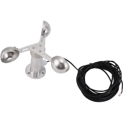 3-tassen-windgeschwindigkeitssensor-anemometer – Leichte Aluminiumlegierung – Spannung 0–3,8 V – Präzise Messung In Kraftwerken – Wind 0–3