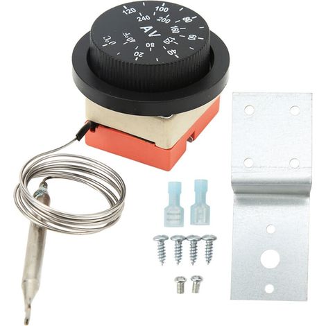 10 Stück 0-120°c Einstellbarer Elektrischer Lüfterthermostatschalter Ac 250v Für Auto Lkw