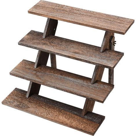 Cupcake-ständer Aus Holz, Rustikale Holzpodeste Für Dekorative Sammlerstücke
