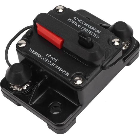 Rücksetzbarer Inline-leistungsschalter Für Autoradio-audio 12v 30a/40a/60a, Selbstrückstellende Sicherung (60a)