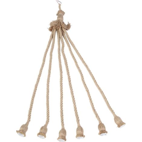 E27-lampensockel, 1 M Hanfseil – E27-fassung – Spannung 85–265 V – Einfache Installation – Warmes Ambiente