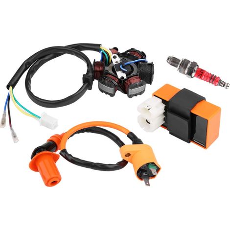 Gy6 125cc 150cc Rennzündspule – 6-poliges Cdi – 6-spulen-magnetzünder – Zündkerze Enthalten – Einfache Installation