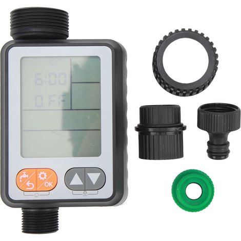 Automatische Bewässerungsuhr, Gartenschlauchanschluss, Landwirtschaftliche Bewässerung, 3-zoll-display, Regenverzögerung, Kindersicherung