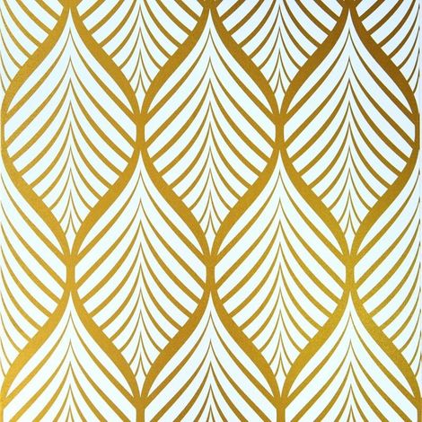 Geometrische Tapete In Gelb Und Weiß – Modern Minimalistisch – Wasserfeste, Selbstklebende Vinylfolie – Maße 44,5 X 600 Cm, Geeignet Für Badezimmer Und Wohnzimmer