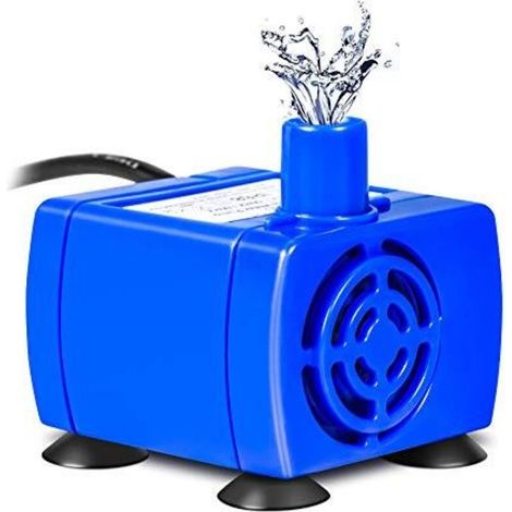 Tauchpumpe Für Katzenbrunnen – Leiser Betrieb – Geringer Energieverbrauch 1,5 Kwh/monat – Kompatibel Mit 1,6-liter-brunnen