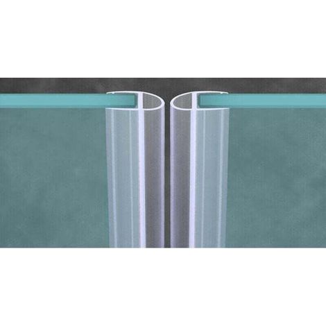 Duschdichtung, Badewannendichtung, Duschwanddichtung, Für Glaswände 6 Mm/8 Mm/10 Mm/12 Mm Dick, Duschdichtung (10 Mm, Typ U 550 Cm)