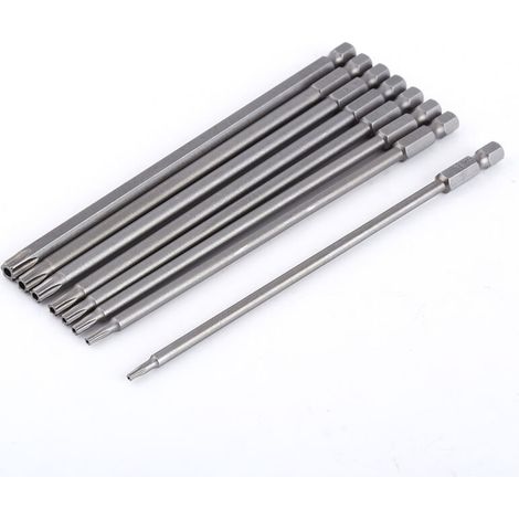 150 Mm 8-teiliges S2-stahl-sternkopfschraubendreher-set, Magnetische Handwerkzeugbits.