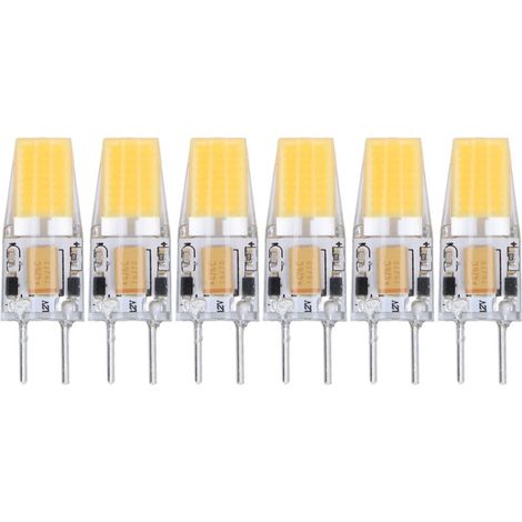 Gy6.35 5w Ac/dc 12v Cob Led-lampe, Energiesparende Silikon-deckenleuchte Für Wohnzimmer, 6 Stück