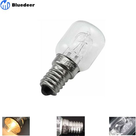E14 25w 220v Hochtemperatur-halogenlampe (500°c) – Glas Und Metall – Für Backöfen Und Industrielle Anwendungen – 2er-pack