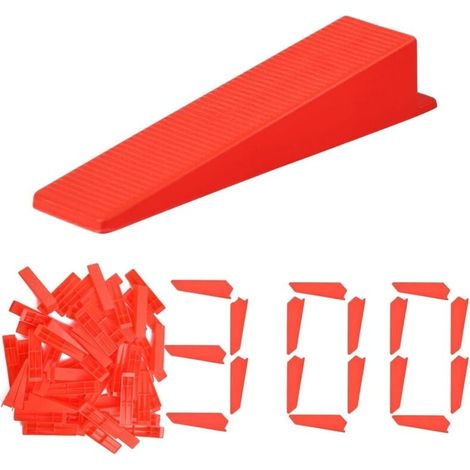 300-teiliges Fliesenausgleichsset, 75-mm-fliesenausgleichskeile, Fliesenverlegewerkzeug, Für Wand- Und Bodenarbeiten