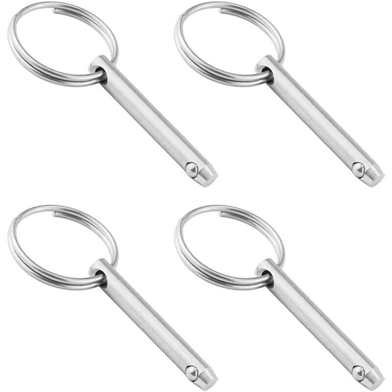 Schnellverschluss-kugelgelenke, 6,3 Mm – Edelstahl 316 – 4er-pack – Für Schifffahrt Und Gewerbliche Anwendungen