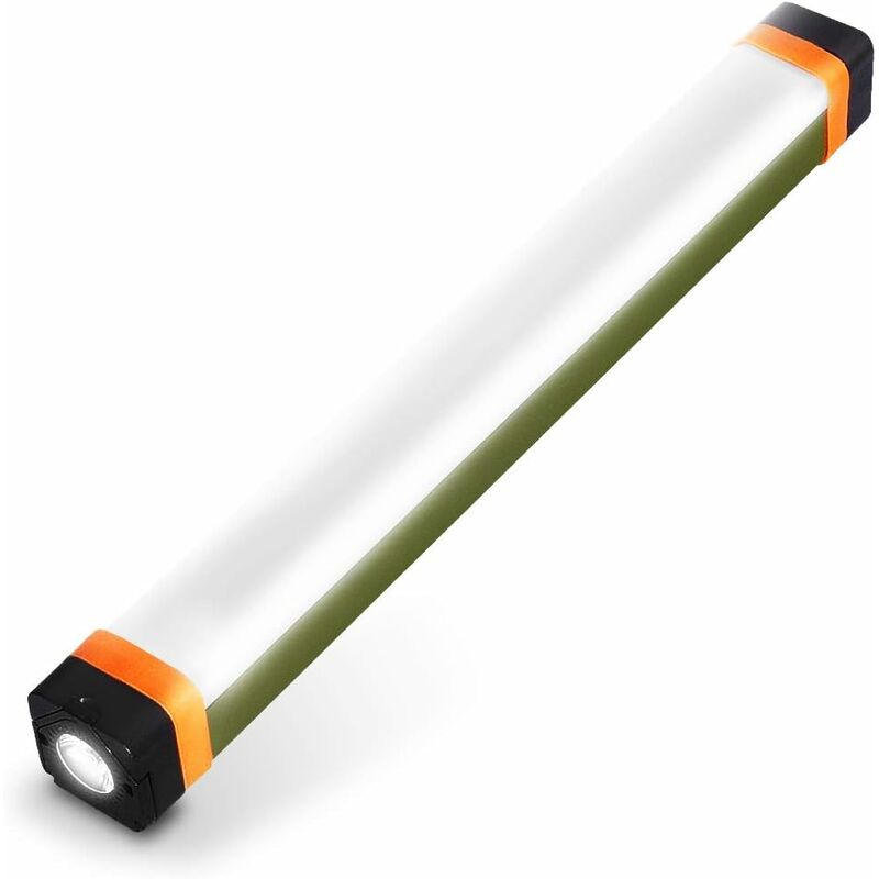 Wiederaufladbare 5,5-w-magnet-lichtleiste – 4 Leuchtmodi – 3600-mah-akku – Magnetfuß Und Haken Für Camping