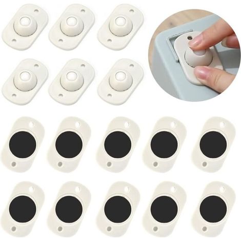 16 Stück, Mini-selbstkleberollen, Mini-kunststoffrollen, 360° Drehbare Nylon-kugellagerrolle, Geeignet Für Aufbewahrungsboxen Und Kleine Möbel