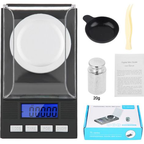 Mini-taschenwaage, Hohe Präzision 0,001 G, Mit Digitaler Led-anzeige, 20 G