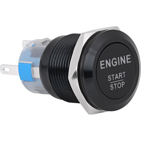 12v Weißer Led-motorstart-stopp-taster