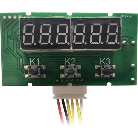 Mini-led-digitalzählermodul, Elektronischer Totalisator (dc/ac 5–24 V), Mit Npn- Und Pnp-signalschnittstelle, Zählbereich Von 1 Bis 999.999
