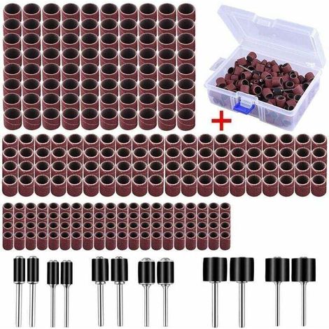 252-teiliges Schleifset Mit Kostenloser Aufbewahrungsbox, Inklusive 240 Schleifbändern Und 12 Dornen Für Dremel-rotationswerkzeuge.