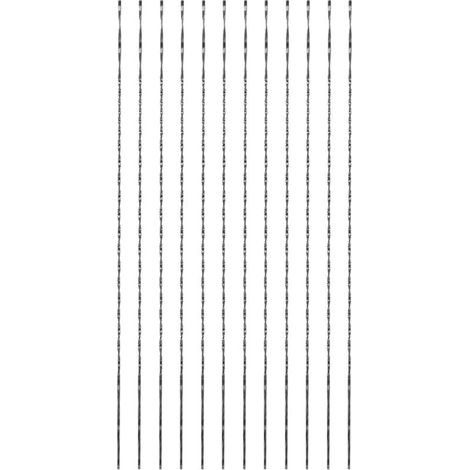 Set Mit 12 Dekupiersägeblättern – Kohlenstoffstahl – Für Holz, Metall, Kunststoff – Kurvensägen, Glatter Schnitt