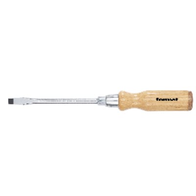 Schraubendreher mit Holzheft Schlitz 7x1,2x125mm FORMAT