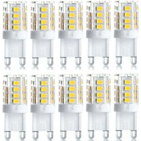 10er-pack Dekorative Led-strahler, G9-led-lampen, 5 W Warmweiß/kaltweiß, Energiesparende Led-lampen, Ersatz Für Halogenlampen, 230 V Wechselstrom, Nicht Dimmbar